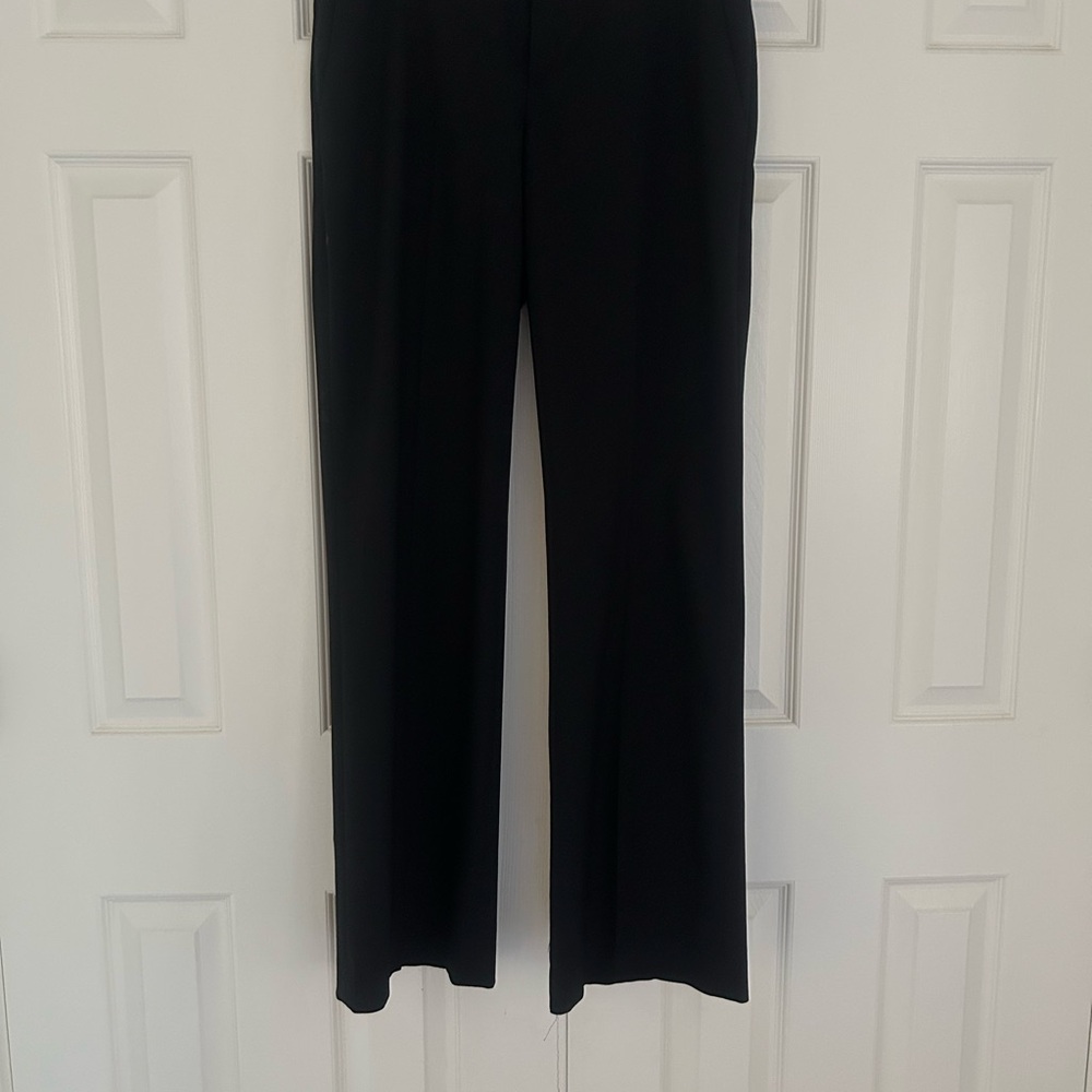 Banana Republic The Martin Fit Stretch Black Dress Pants Size 6 (EUC)